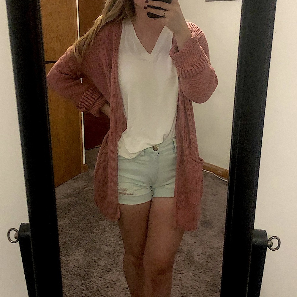 Pink Cardigan